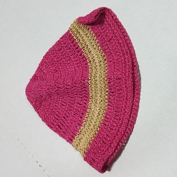 🐢Echo Design Beach Straw Hat Child's One Size New - Picture 1 of 6